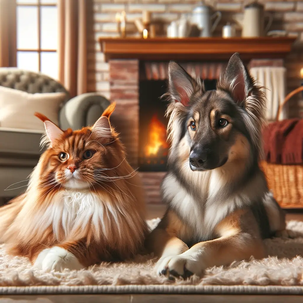Do Maine Coon Cats Get Along With Dogs?