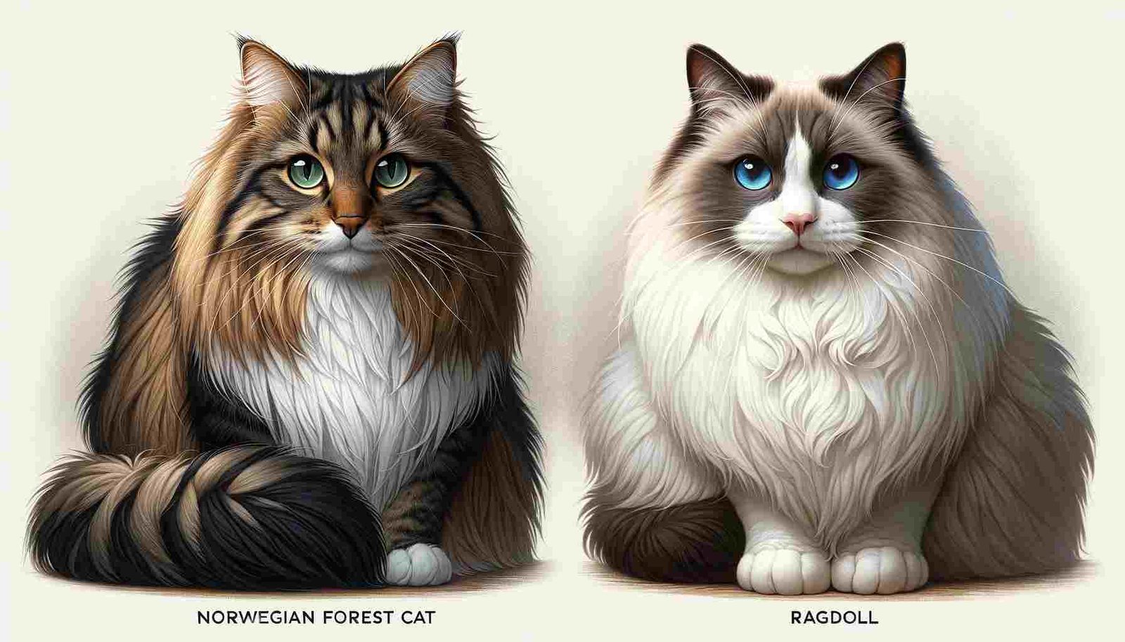 Norwegian Forest Cat vs Ragdoll: Breed Comparison - Ragdoll cute