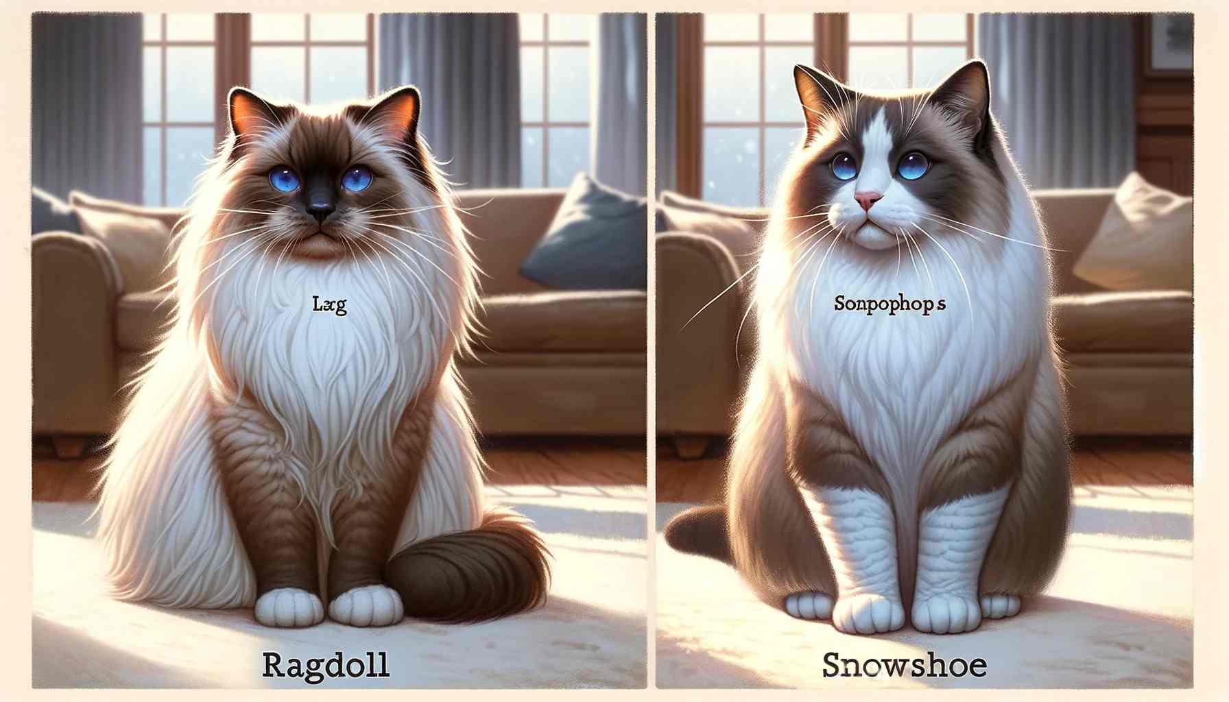 Ragdoll vs Snowshoe Cat