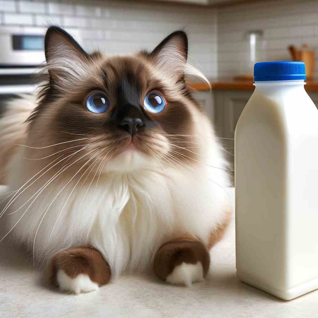 can ragdoll cats drink milk