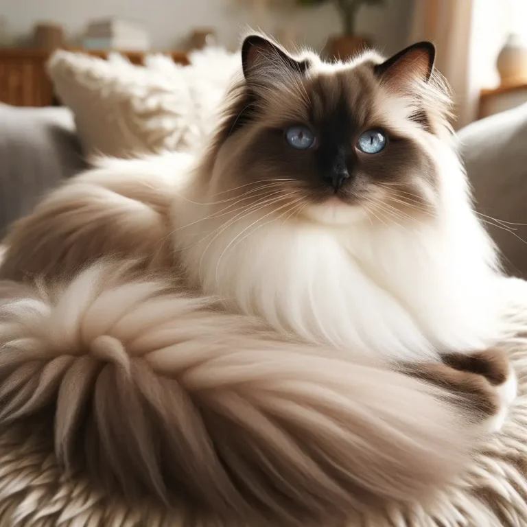 Seal Mitted Ragdoll cat