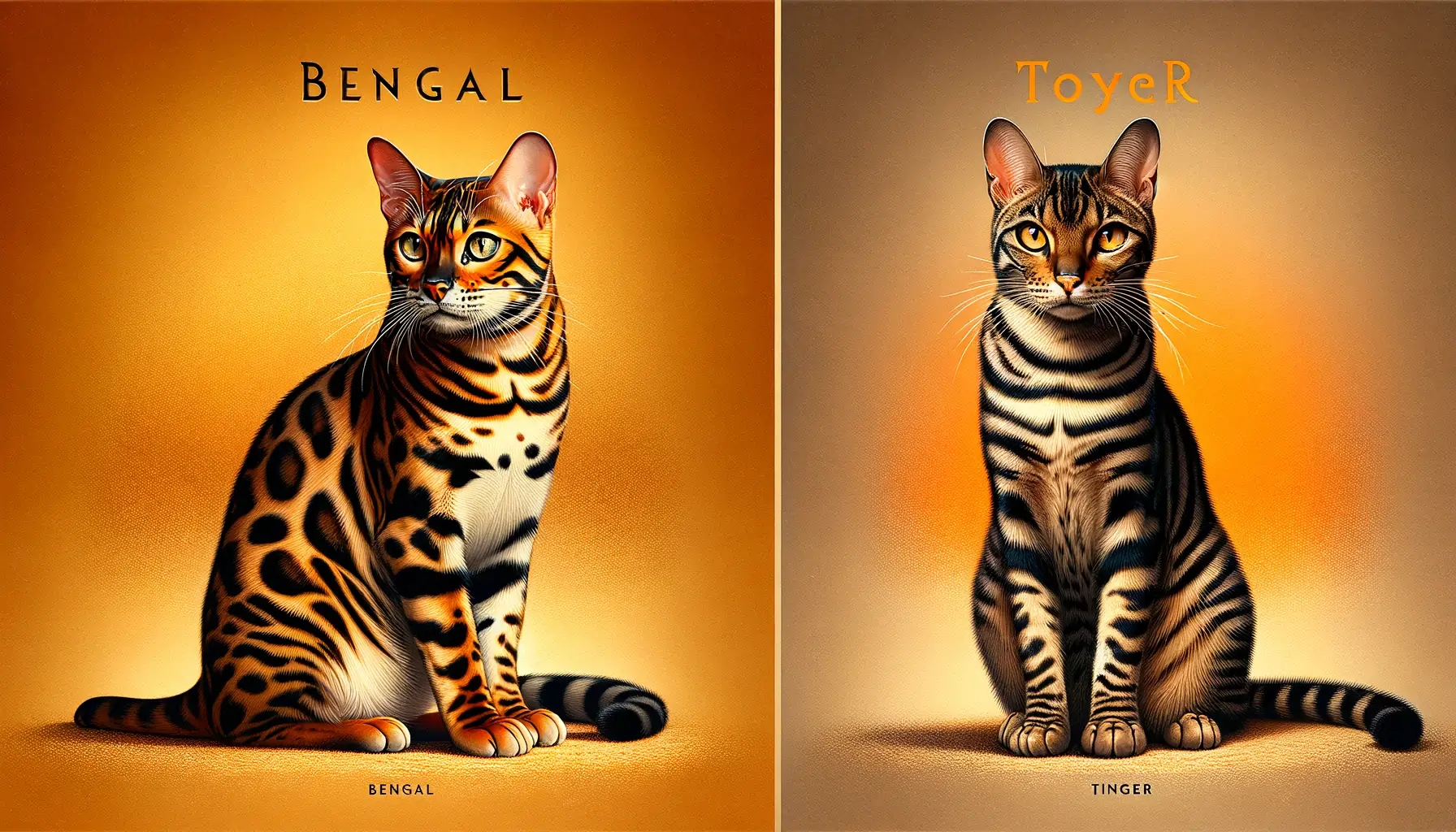 Bengal vs Toyger