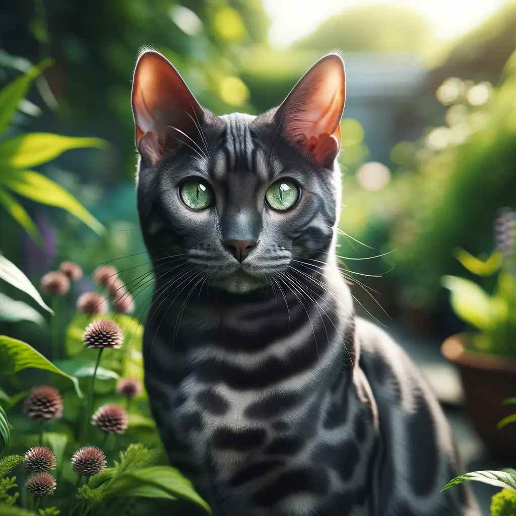 Charcoal Bengal Cat