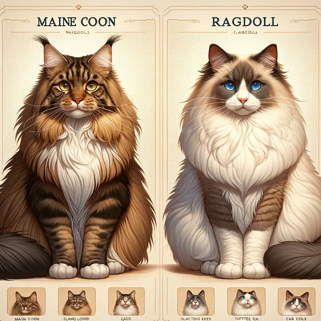 Maine Coon vs Ragdoll Cats