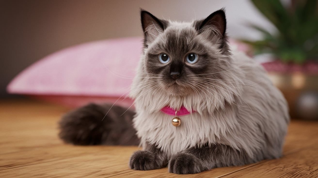 Ragamuffin Black Ragdoll Cat