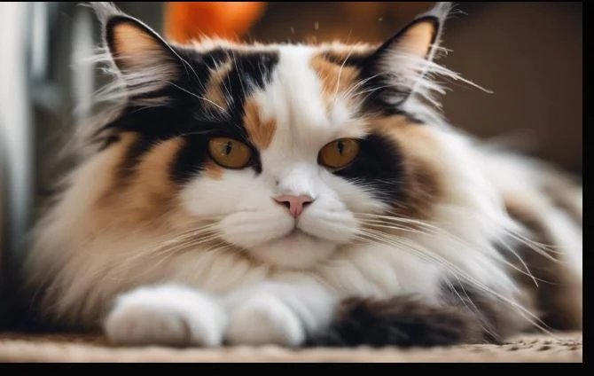 Calico Ragdoll Cat